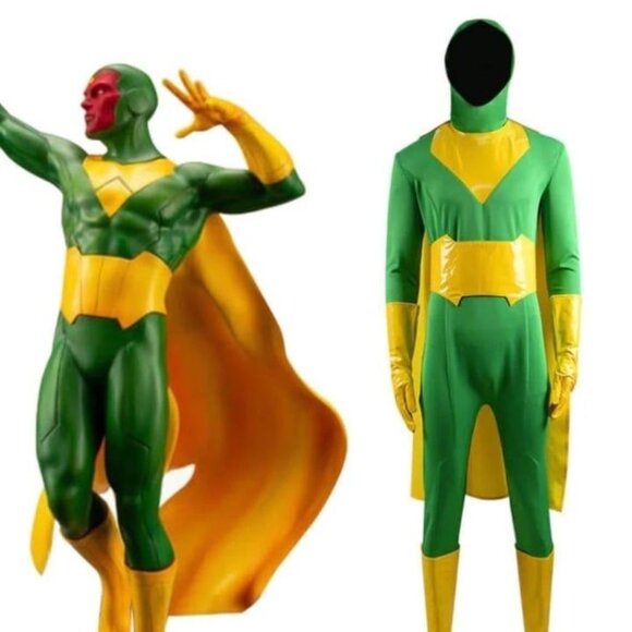 Wanda Vision Green costume Adult Halloween costume Size M